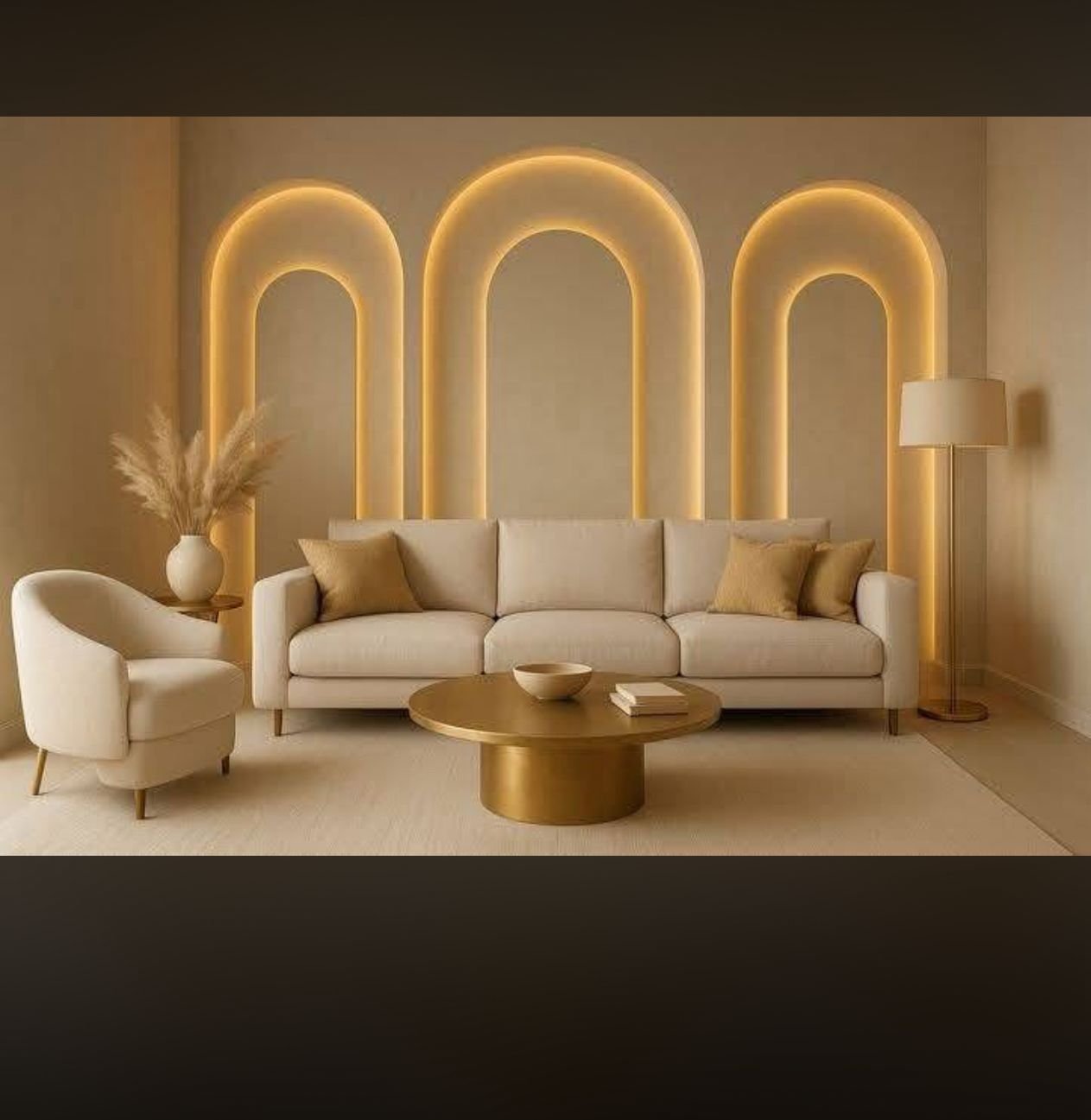 تفاصيل سقف جبس بورد بإضاءة مخفية